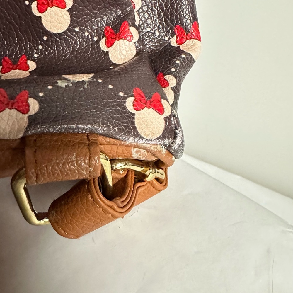 Brown And Red Patterned Backpack - image 4